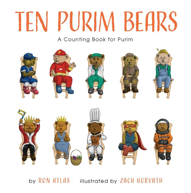 Book cover for Ten Purim Bears: A Counting Book for Purim