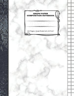 Book cover for Graph Paper Composition Notebook: 110 Pages - Quad Ruled 4x4 - 8.5" x 11" Marble Large Notebook with Grid Paper - Math Notebook For Students