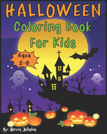 Book cover for Halloween Coloring Book For Kids: Ages 2-6