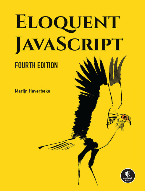 Book cover for Eloquent Javascript, 4th Edition