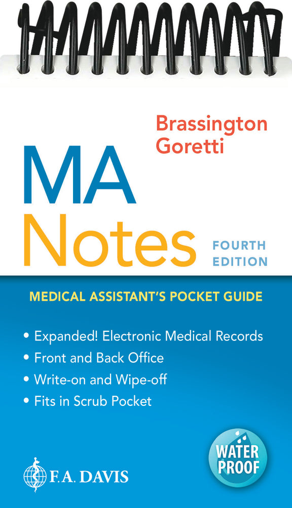 Book cover for Ma Notes: Medical Assistant's Pocket Guide