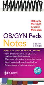 Book cover for Ob/GYN Peds Notes: Nurse's Clinical Pocket Guide