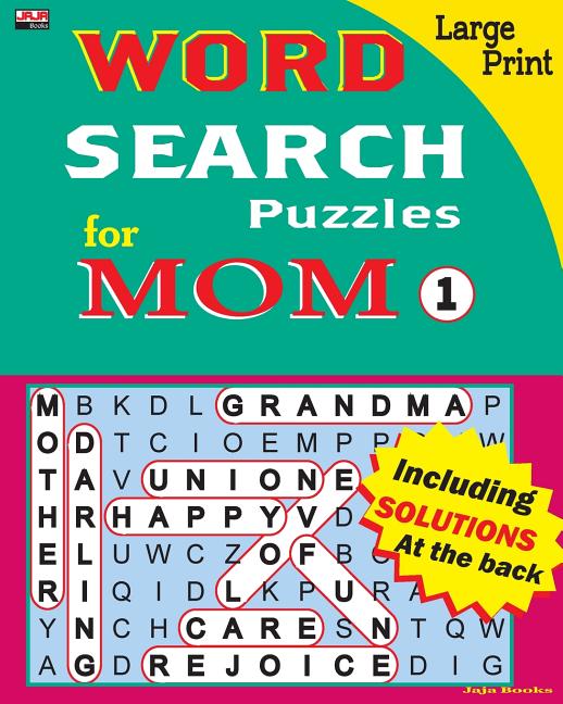 Book cover for WORD SEARCH Puzzles for MOM