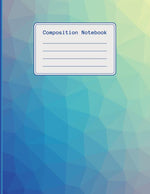 Book cover for Composition Notebook: 120 pages college ruled notebook, ideal for students, title and date boxes, 8.5x11, high quality paper, back to school