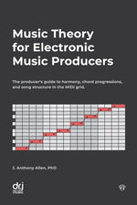 Book cover for Music Theory for Electronic Music Producers: The producer's guide to harmony, chord progressions, and song structure in the MIDI grid.