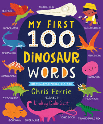 Book cover for My First 100 Dinosaur Words