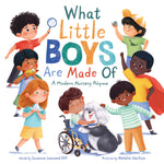 Book cover for What Little Boys Are Made of: A Modern Nursery Rhyme