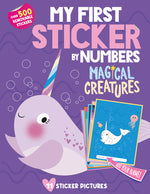 Book cover for My First Sticker by Numbers: Magical Creatures