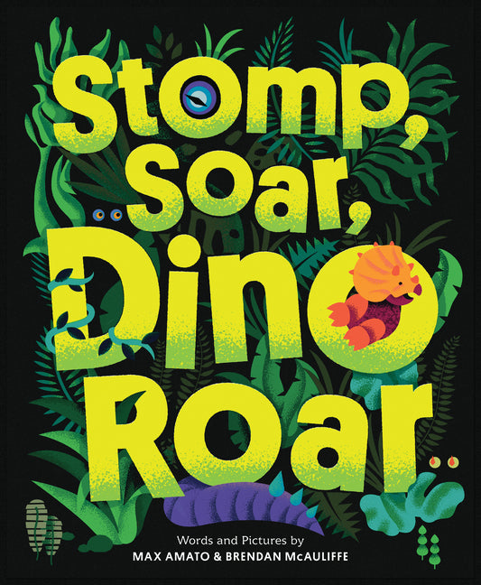 Book cover for Stomp, Soar, Dino Roar