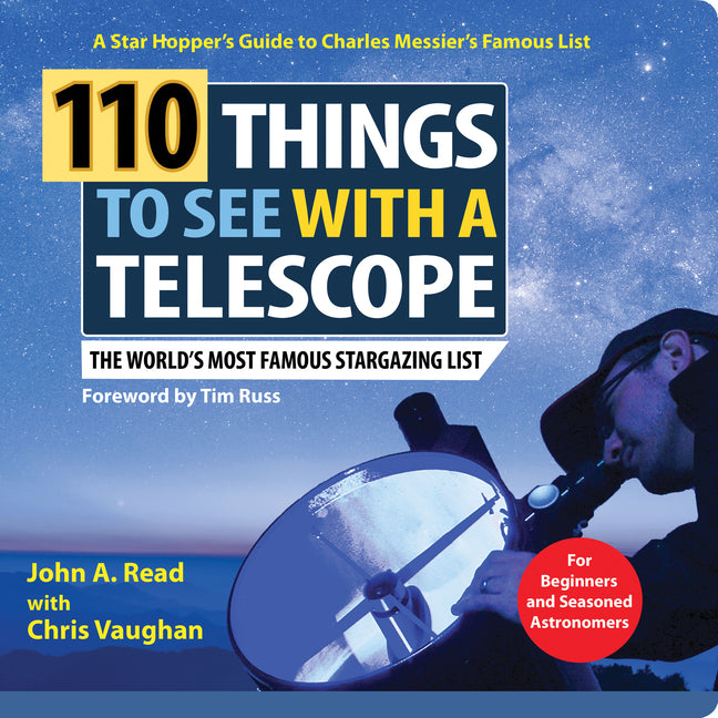 Book cover for 110 Things to See with a Telescope: The World's Most Famous Stargazing List