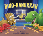 Book cover for Dino-Hanukkah