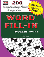 Book cover for WORD FILL-IN Puzzle Book 3