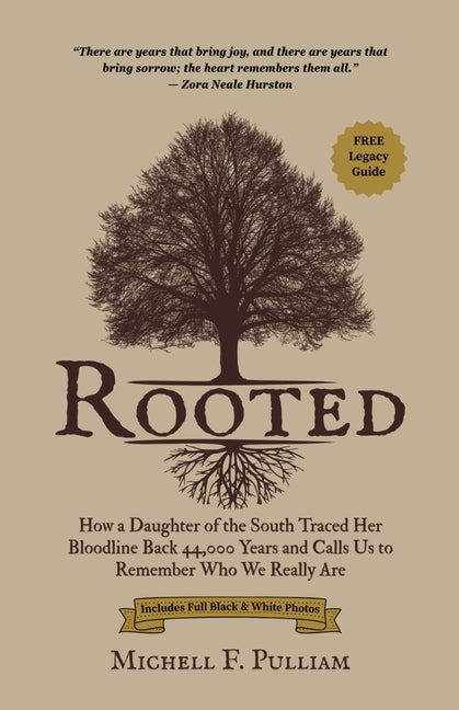 Book cover for Rooted: How a Daughter of the South Traced Her Bloodline Back 44,000 Years and Calls Us to Remember Who We Really Are