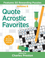 Book cover for Quote Acrostic Favorites: Features 50 Rewarding Puzzles