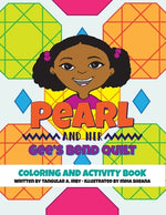 Book cover for Pearl and her Gee's Bend Quilt Coloring and Activity Book