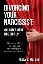Book cover for Divorcing Your Narcissist: You Can't Make This Shit Up!