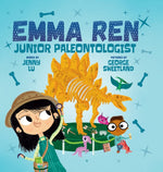 Book cover for Emma Ren Junior Paleontologist: Fun and Educational STEM (science, technology, engineering, and math) Book for Kids