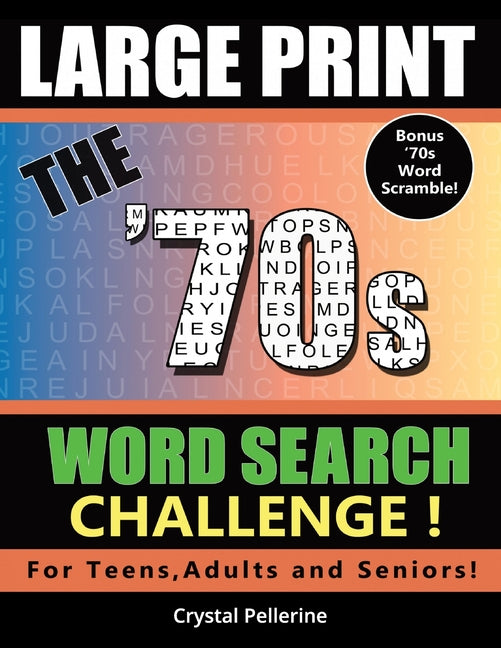 Book cover for '70s Word Search Challenge !