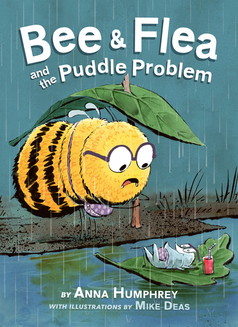 Book cover for Bee & Flea and the Puddle Problem