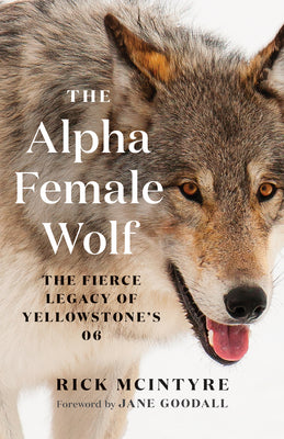 Book cover for The Alpha Female Wolf: The Fierce Legacy of Yellowstone's 06