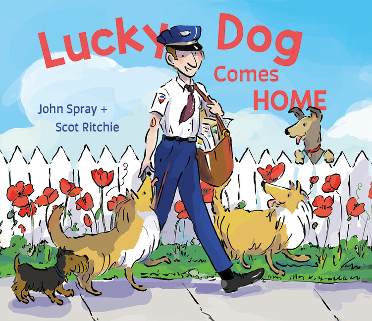 Book cover for Lucky Dog Comes Home