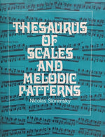 Book cover for Thesaurus of Scales and Melodic Patterns