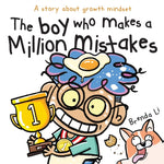 Book cover for Boy Who Makes A Million Mistakes: A Story About Growth Mindset for Kids to Boost Confidence, Self-Esteem and Resilience