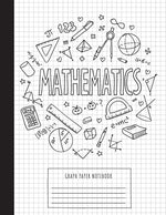 Book cover for Graph Paper Notebook: (Large, 8.5"x11") 100 Pages, 4 Squares per Inch, Math and Science Graph Paper Composition Notebook for Students