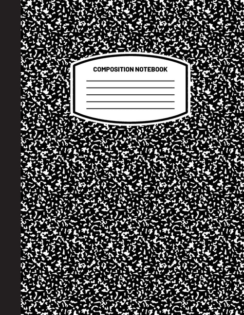 Book cover for Classic Composition Notebook: (8.5x11) Wide Ruled Lined Paper Notebook Journal (Black) (Notebook for Kids, Teens, Students, Adults) Back to School and