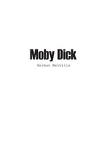 Book cover for Moby Dick