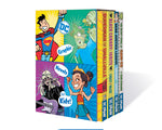 Book cover for DC Graphic Novels for Kids Box Set 4