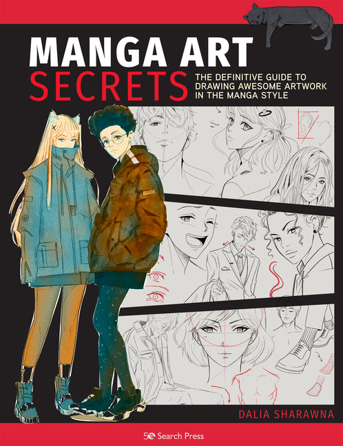 Book cover for Manga Art Secrets: The Definitive Guide to Drawing Awesome Artwork in the Manga Style