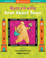 Book cover for Bear about Town (Bilingual French & English)