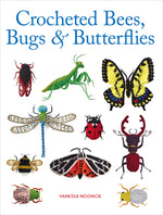 Book cover for Crocheted Bees, Bugs & Butterflies