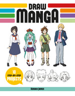 Book cover for Draw Manga: 10 Step-By-Step Projects