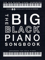 Book cover for Big Black Piano Songbook: Over 60 Popular Pieces & Songs