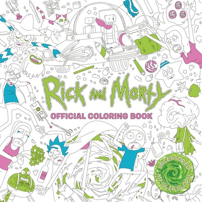 Book cover for Rick and Morty Official Coloring Book