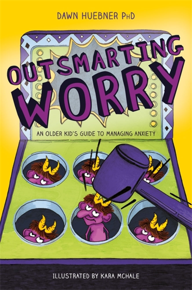 Book cover for Outsmarting Worry: An Older Kid's Guide to Managing Anxiety