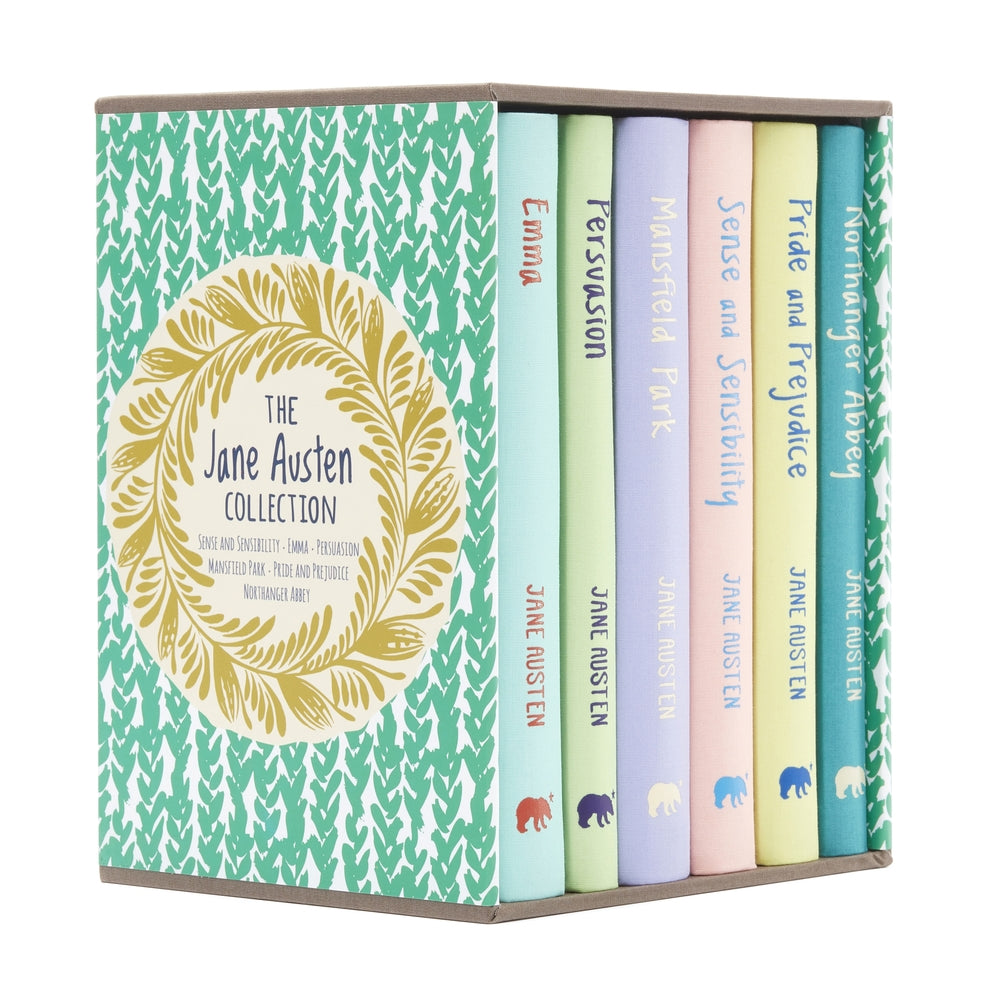 Book cover for The Jane Austen Collection: Deluxe 6-Book Harcover Boxed Set