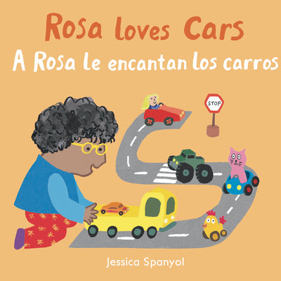 Book cover for A Rosa Le Encantan Los Carros/Rosa Loves Cars