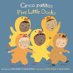 Book cover for Cinco Patitos/Five Little Ducks = Five Little Ducks