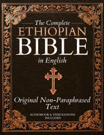 Book cover for Complete Ethiopian Bible in English - Original Non-Paraphrased Text: 88 Books from the Ancient Ge'ez Canon Unabridged, Including Enoch, Jubilees, and