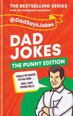 Book cover for Dad Jokes: The Punny Edition: The Bestselling Series from the Instagram Sensation