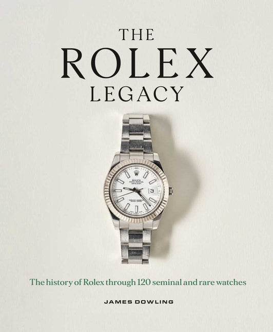 Book cover for Rolex Legacy: The History of Rolex Through 120 Seminal and Rare Watches