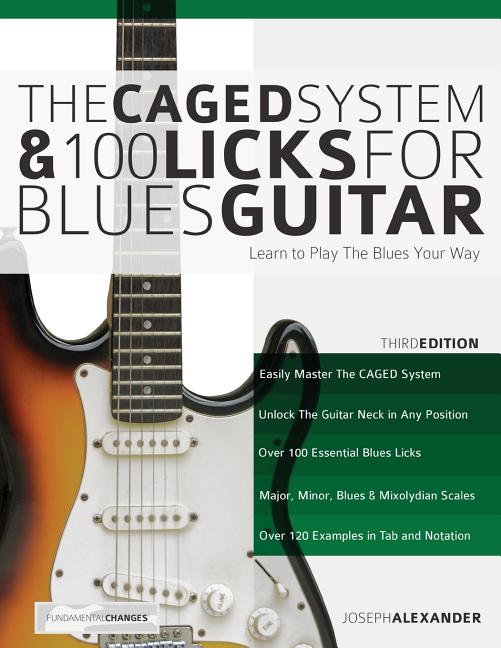 Book cover for Caged System and 100 Licks for Blues Guitar