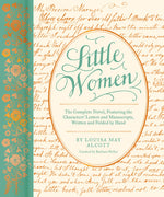 Book cover for Little Women: The Complete Novel, Featuring the Characters' Letters and Manuscripts, Written and Folded by Hand