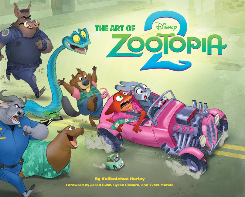 Book cover for Disney the Art of Zootopia 2
