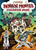 Book cover for Classic Horror Movies Coloring Book