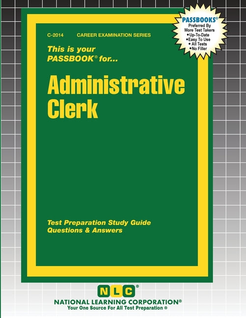 Book cover for Administrative Clerk