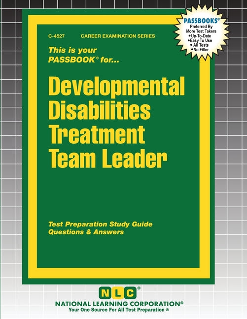 Book cover for Developmental Disabilities Treatment Team Leader